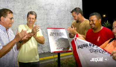 Prefeitura de Jequié segue investindo na urbanização da cidade inaugura duas novas praças, contemplando comunidade da Rua do Sal